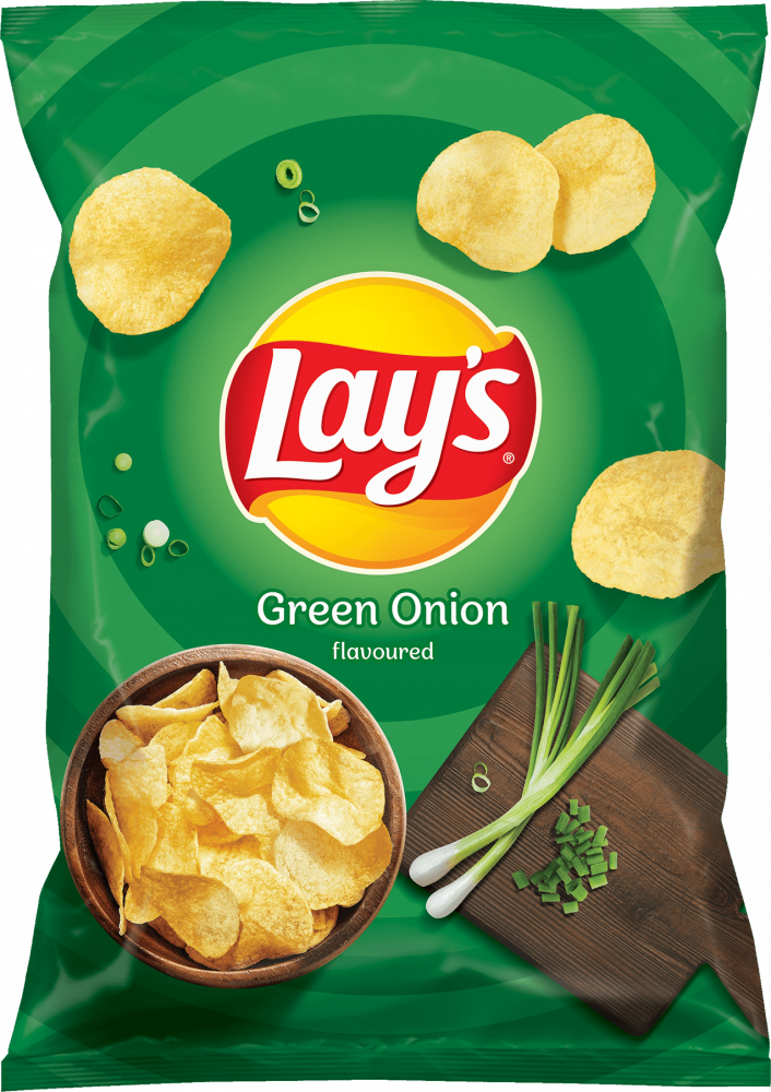 6x Chipsy Lay's Green Onion, zielona cebulka, 40 g