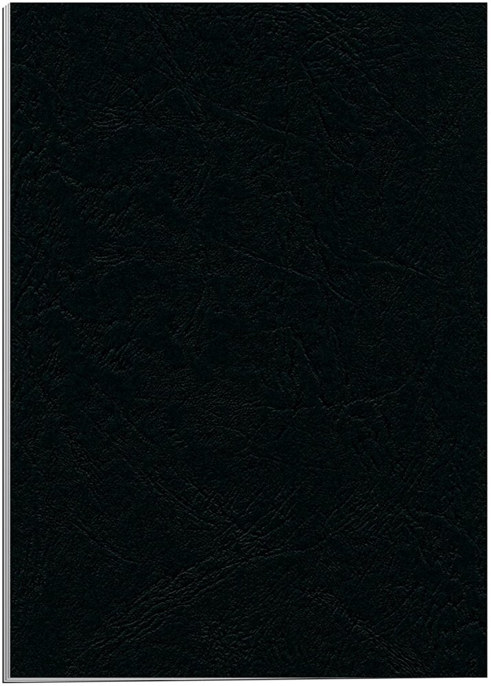 Okładki Fellowes, Delta, A4, FSC, skóropodobne, 100 sztuk, czarny