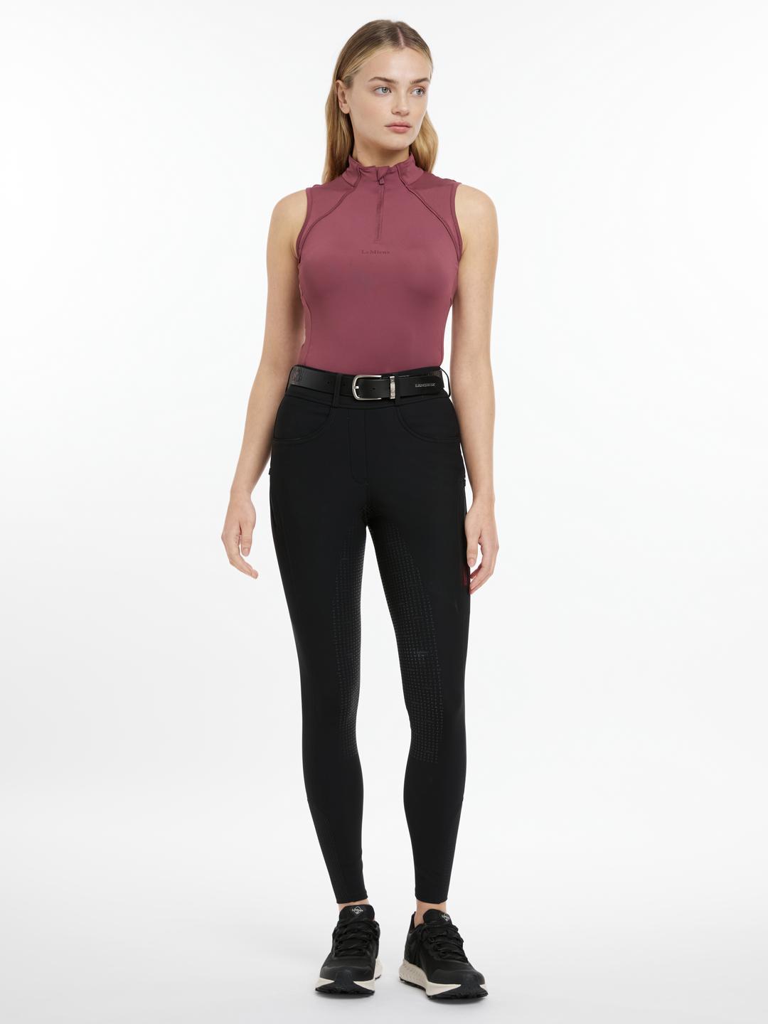 LeMieux legginsy jeździeckie Amy Black 24h