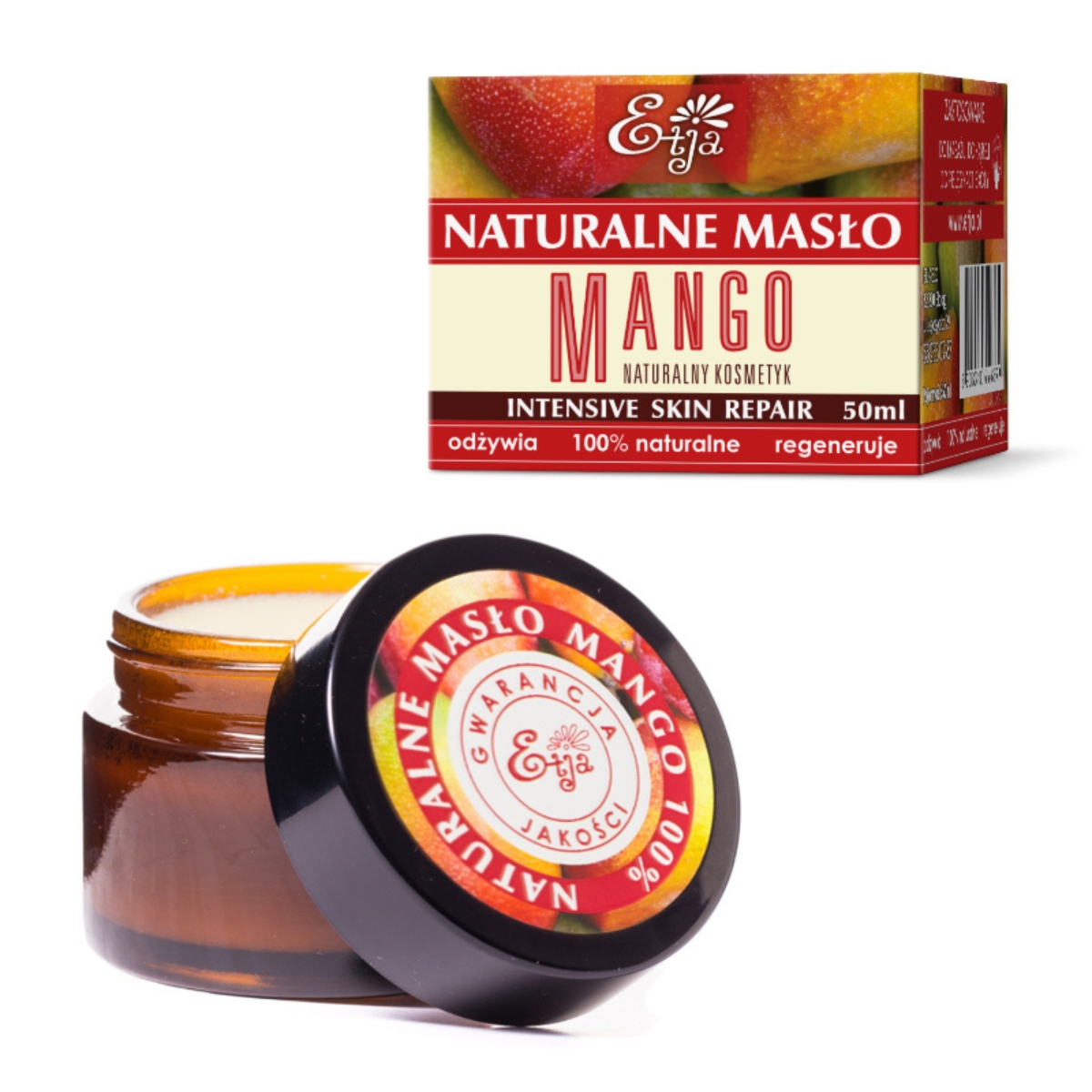 Etja - naturalne masło do ciała, mango, 50 ml