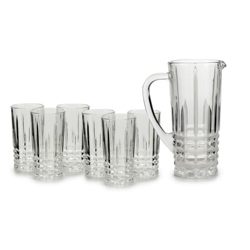 Zestaw 7 el. Vivalto szklanki 6x250 ml dzbanek 1 kpl.