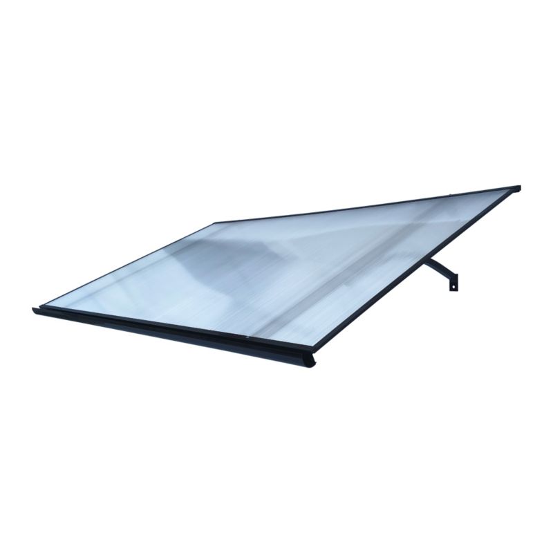 Daszek STARKEDACH Straight T-160 RAL 7016 z ramą aluminiową i z pokryciem z poliwęglanu 1szt