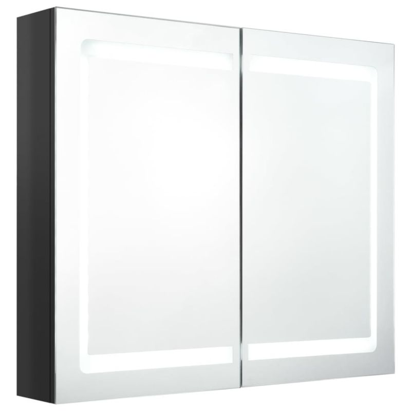 Szafka łazienkowa wisząca WaszeMeble czarna z lustrem WM-326512 1 szt.