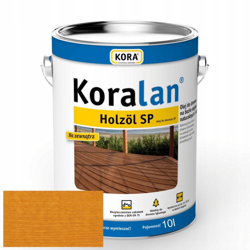 Olej do drewna RSCBis Koralan Holzöl SP UV sosna wodorozcieńczalny 10 l 1 szt.