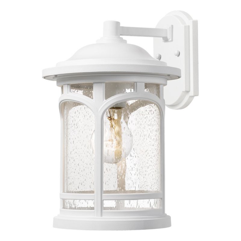 Kinkiet ścienny zewnętrzny Quoizel Marblehead biały 1 x E27 x IP44 wym: 34,2 x 22 x 25,7 cm - 1 szt.