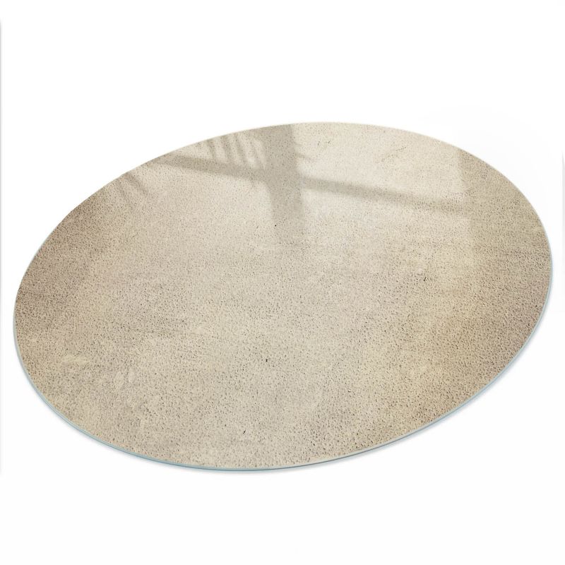 Blat Na Stół ArtPrintCave fi70 cm Ciepła tekstura - Szklany Blat do Stolika Kawowego 1 szt.