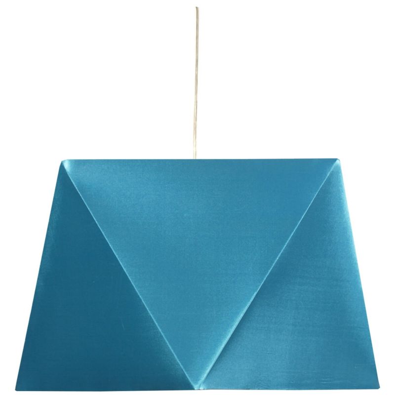 Lampa sufitowa Candellux Hexagen turkusowa wym: 110 x 42 x 42 cm 1xE27 x 60W 1 szt.