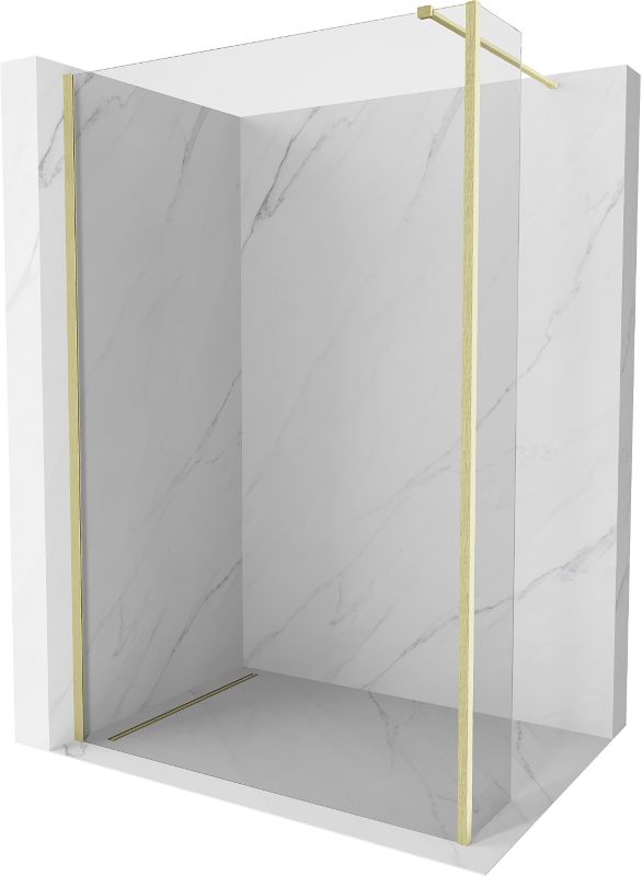 Ścianka prysznicowa walk-in Mexen Kioto złoty 145 x 40 cm 800-145-212-55-00-040 1 szt.