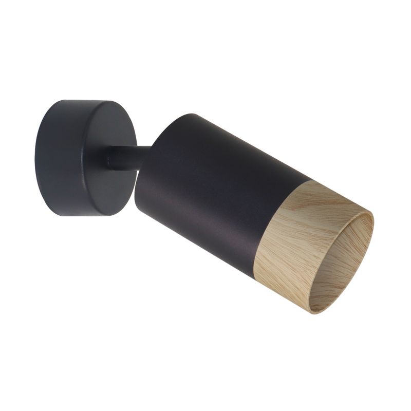 Kinkiet ruchomy reflektorek Candellux Conti czarny 1xGU10x15W IP20 wym:13x16x5,5cm - 1 szt.