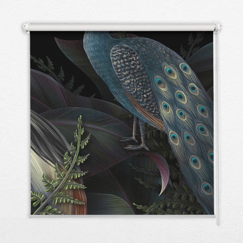Roleta Do Okien Tulup 80x140 cm Ptaki W Zieleni Montaż do ściany/sufitu 1 szt.