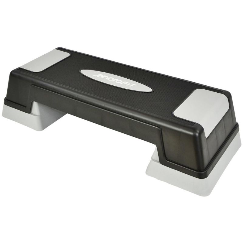 Step do aerobiku Enero Fit 70x28 cm 3 stopniowa regulacja czarno szary 1 szt.