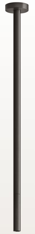 Gessi Area Pro wylewka sufitowa do baterii brushed black metal pvd 54096.707
