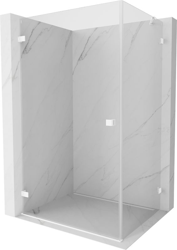 Kabina prysznicowa Mexen Lunar-B biała 100x90 cm 832-100-090-20-00-L 1 szt.