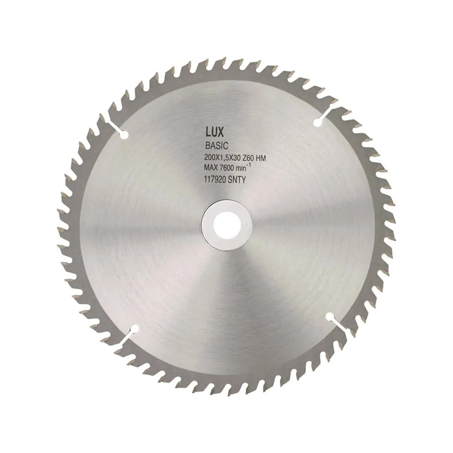 LUX-TOOLS Tarcza zębata HM 200 mm x 30 mm 60 zębów