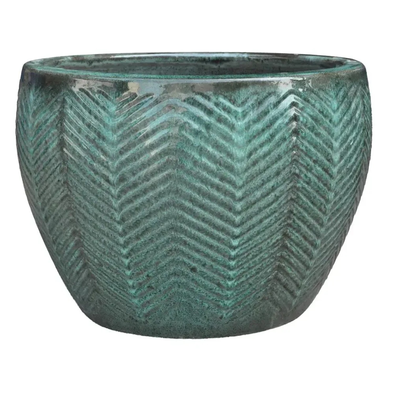 Donica SORRENTO zielona 20 cm