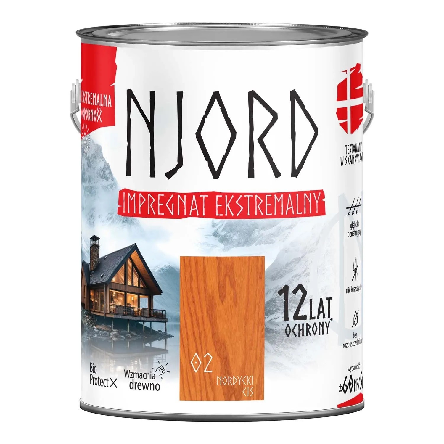 Impregnat Njord ekstremalny orzech 5l