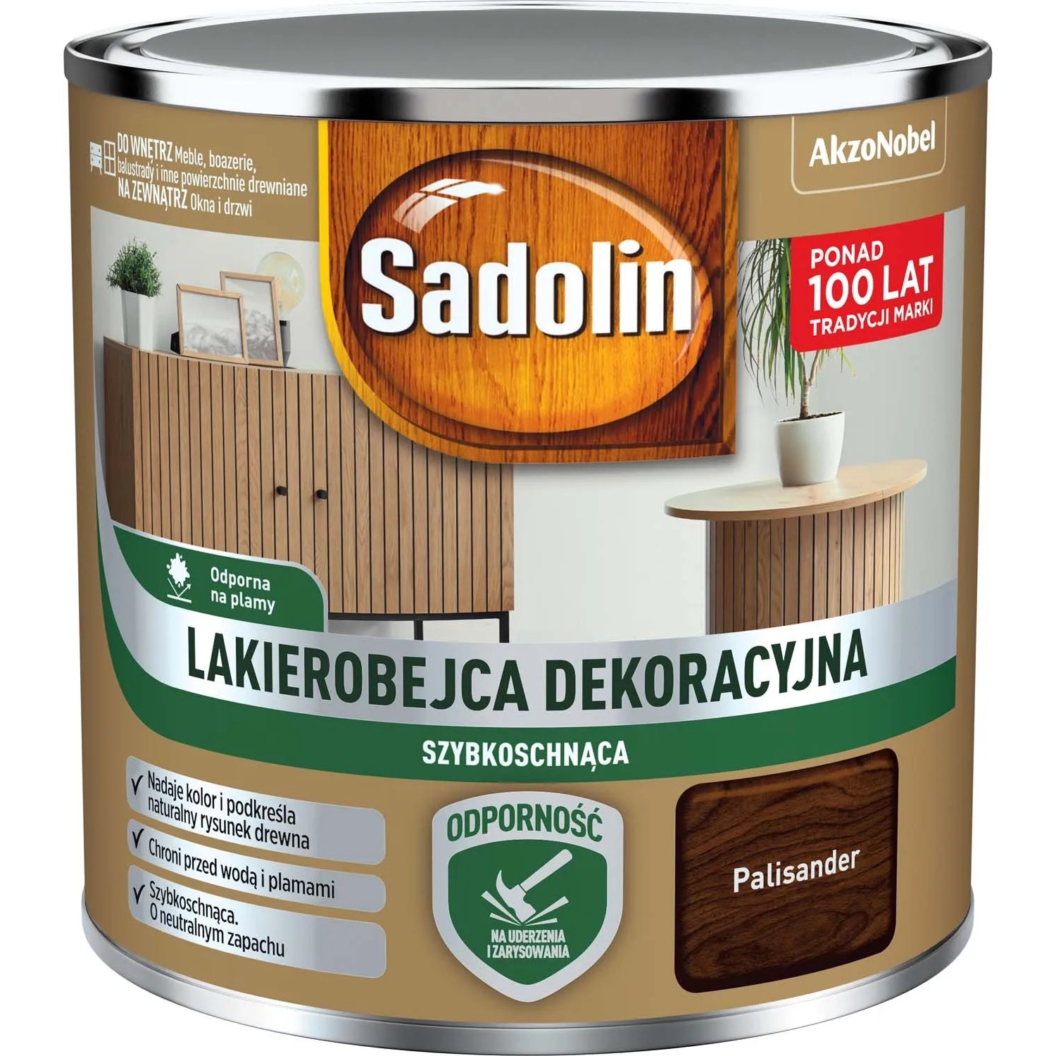 Sadolin Lakierobejca dekoracyjna palisander 0,2l
