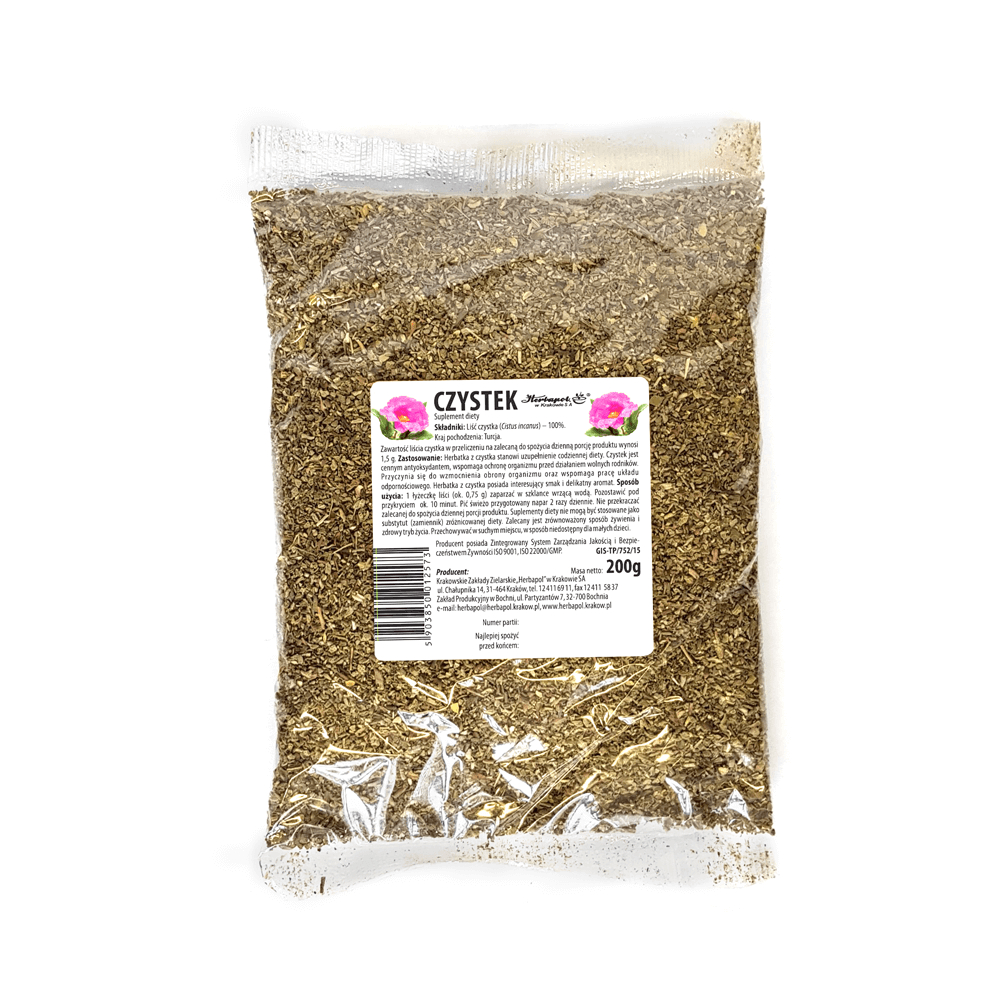 Herbapol kraków czystek liść, 200 g