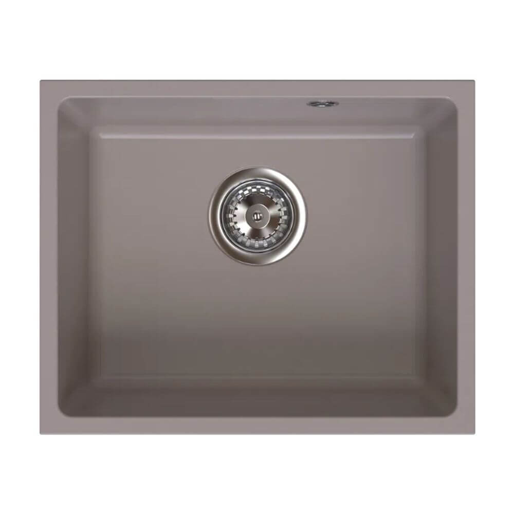 Ferro Stampo zlewozmywak granitowy 46x38 cm brązowy DRGS1-U/38/46TU