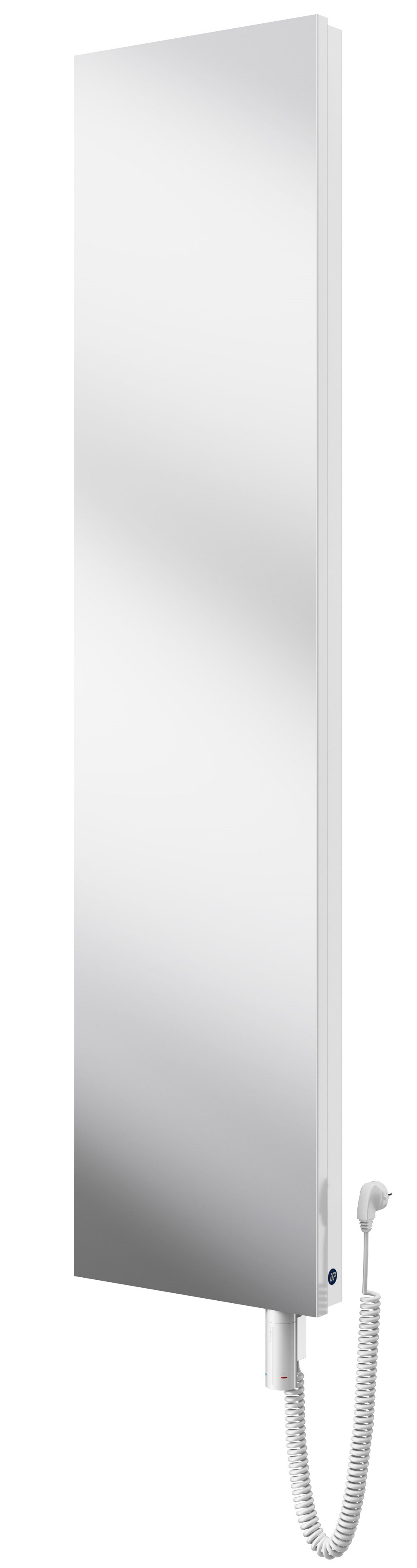 Instal Projekt Indivi Electro grzejnik dekoracyjny 180,6x57,6 cm biały mat/lustro srebrne INDE-60/180E34L01+GH-09C1