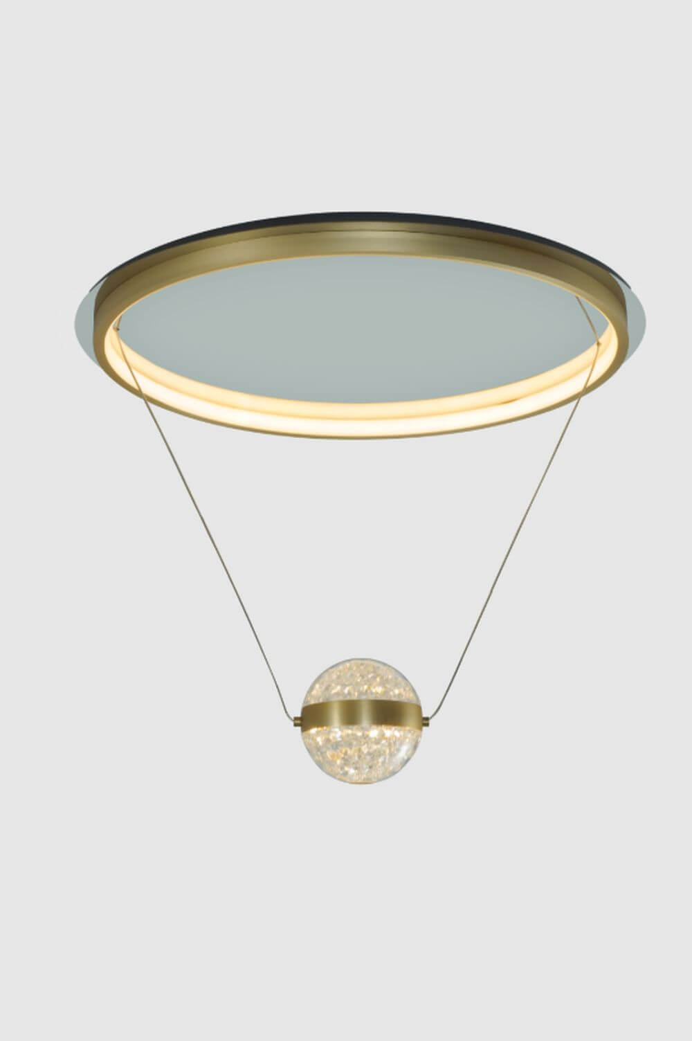 Zuma Line Turkan lampa podsufitowa x40 W złota 250088L-BS