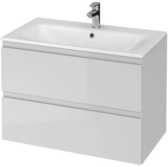Cersanit Moduo umywalka z szafką 80 cm białą S801-315-DSM