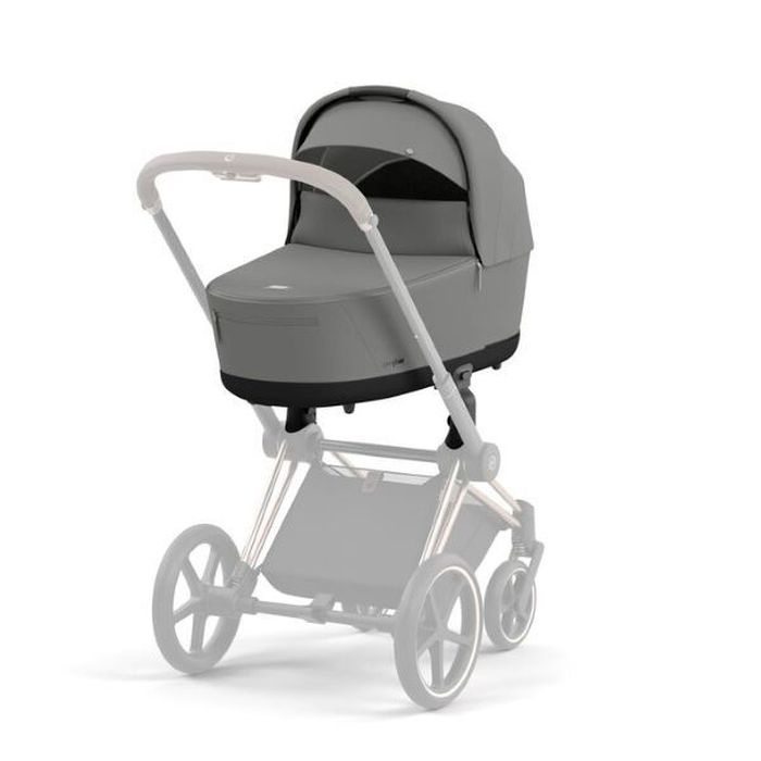 Cybex Priam 4.0 - wózek spacerowy z gondolą Lux-Mirage Grey-Matt Black