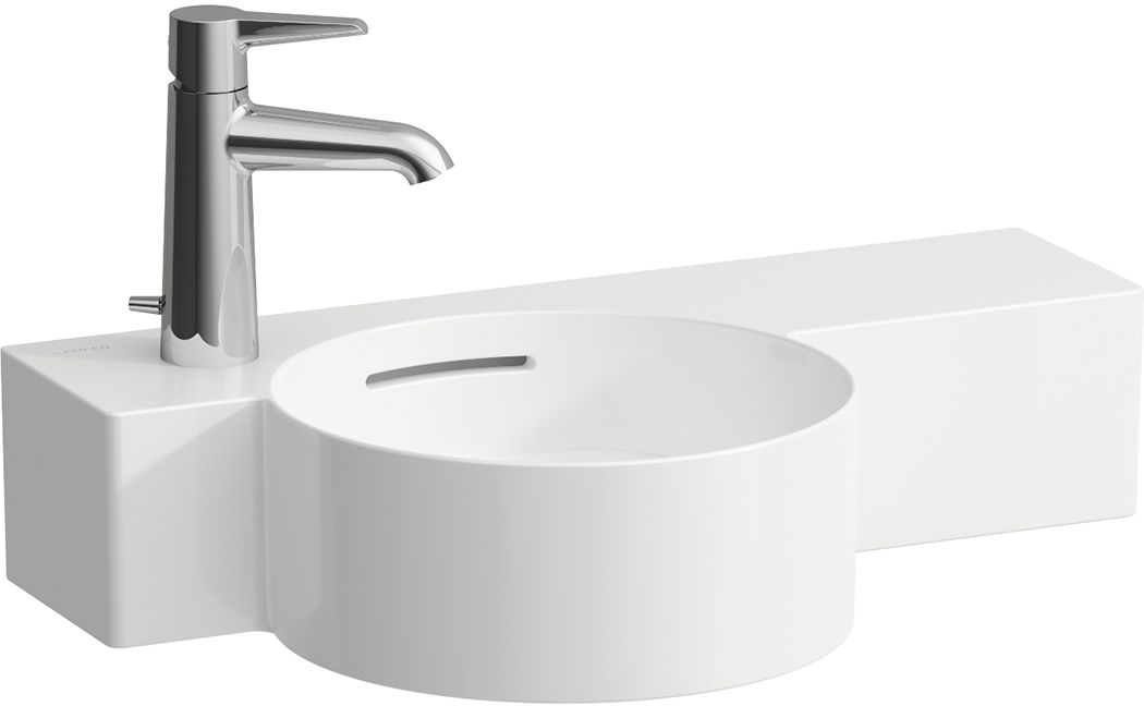 Darmowa Dostawa - Umywalka 55x31.5 cm półokrągła ścienna biała Laufen Val H8152834001051