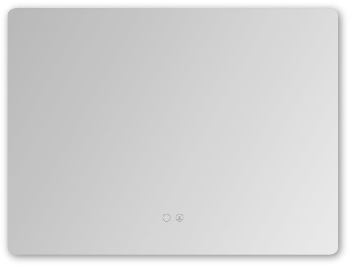Darmowa Dostawa - Lustro 70x50 cm prostokątne z oświetleniem z matą grzewczą Zuma Line D3001