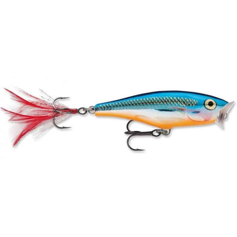 Rapala Wobler Skitter Pop Pływający 5cm Silver Blue Popper