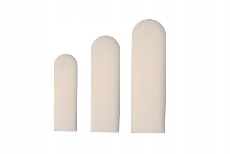 Panel Tapicerowany Komvortowy 120x15 cm Beżowy Smart Velvet Ścienny 1 szt.