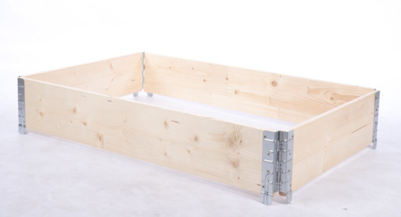 Nadstawka paletowa MODO24 impregnowana przezroczysta do grządki i zielnika 120 x 80 cm 3 szt.