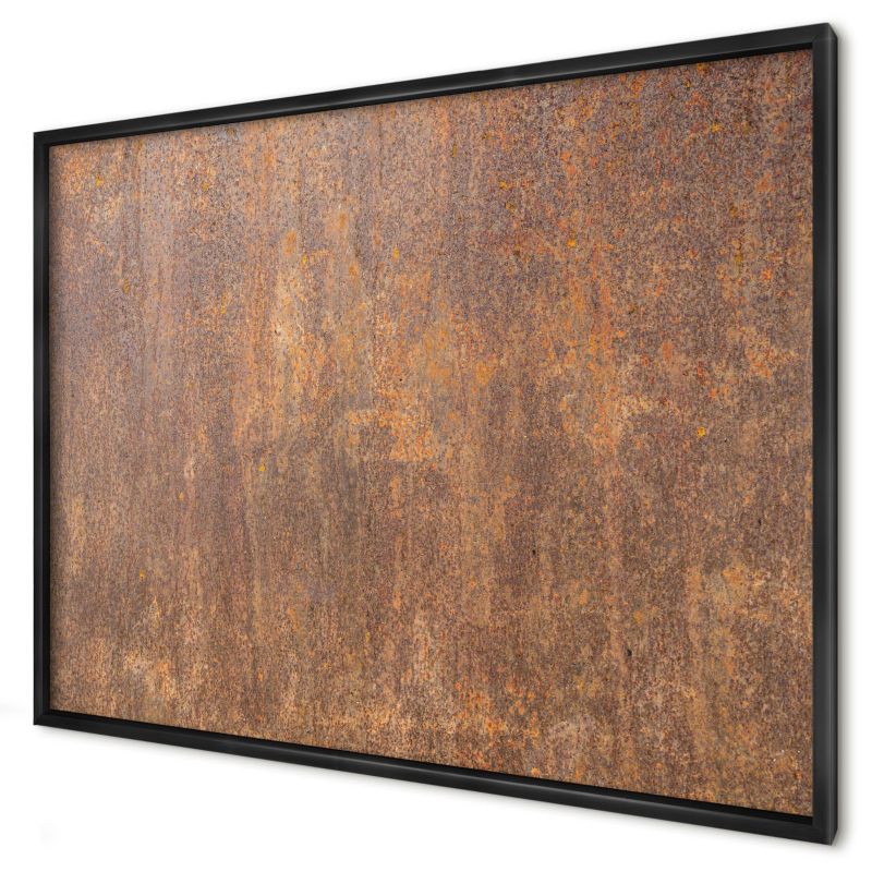 Tablica magnetyczna dekoracyjna Wallfluent 100x70 Rdzawa elegancja w czarnej ramie 1szt