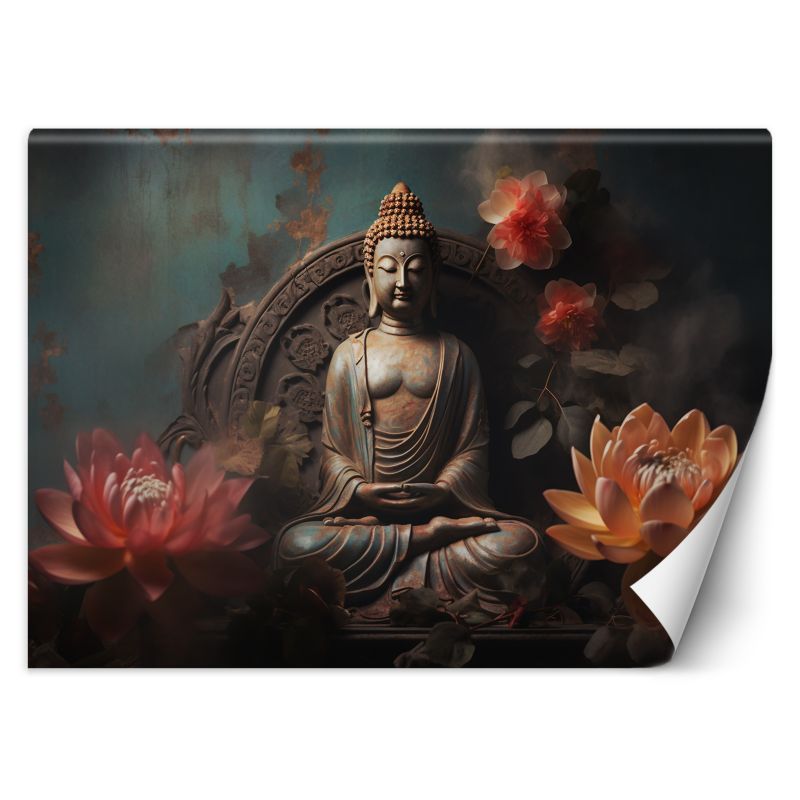 Fototapeta Feeby Budda Kwiaty Zen 100x70 1 szt