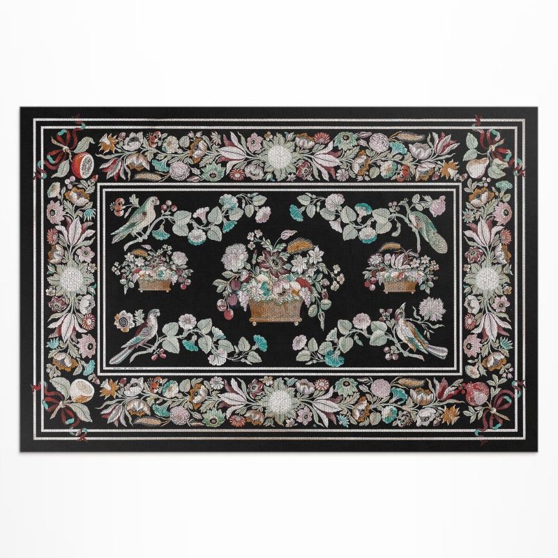 Balkonowy Dywan Winylowy UV Wallfluent 140x210 cm Motywy roślinne martwa natura vintage 1 szt.