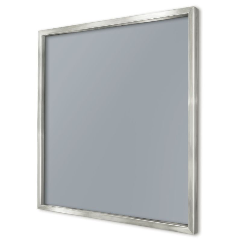 Magnetyczna tablica ozdobna Wallfluent 50x50 Delikatna szarość w srebrnej ramie 1szt