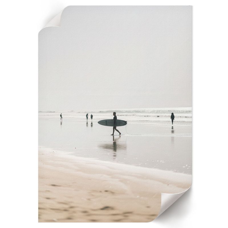 Plakat Ścienny ArtPrintCave 42x59,5 cm Surferzy na plaży Soft Structure 1 szt.