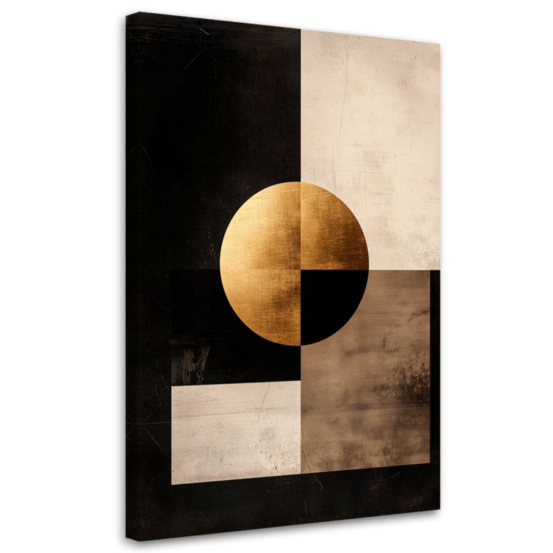 Obraz na płótnie Feeby Koło Abstrakcja Glamour 70x100cm 1szt