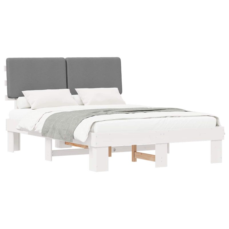 Łóżko Drewniane WaszeMeble 120x190 cm Białe WM-877368 1 szt.