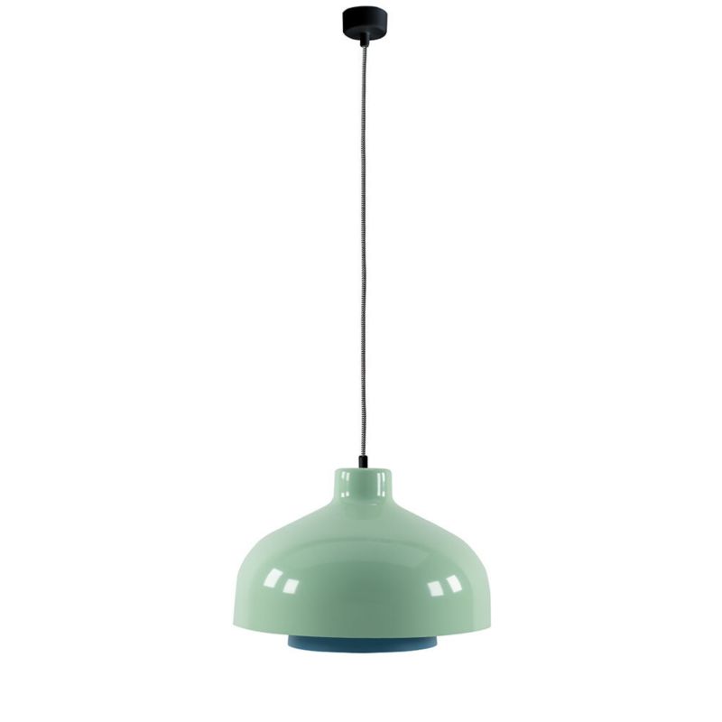 Lampa wisząca ILUMI Skati niebieski E27 1 źródło światła kolor miętowy niebieski wys. 174 cm 1 szt.
