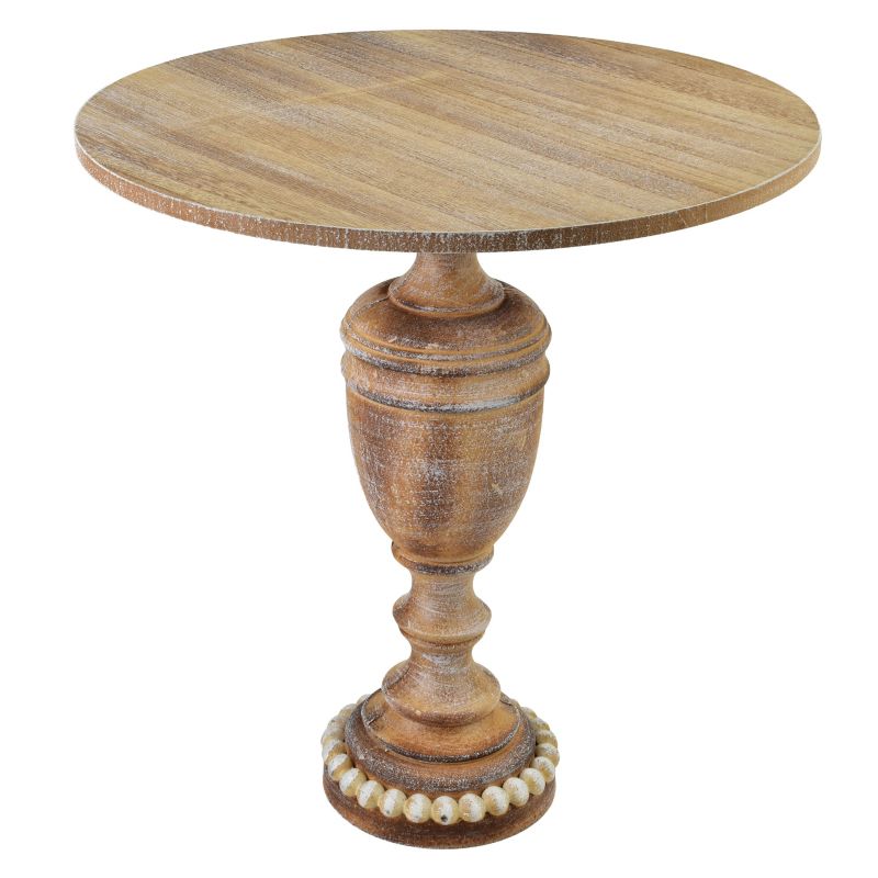 Patera dekoracyjna MDF Mondex DAZ 35x35x37 cm beżowa 1 szt.