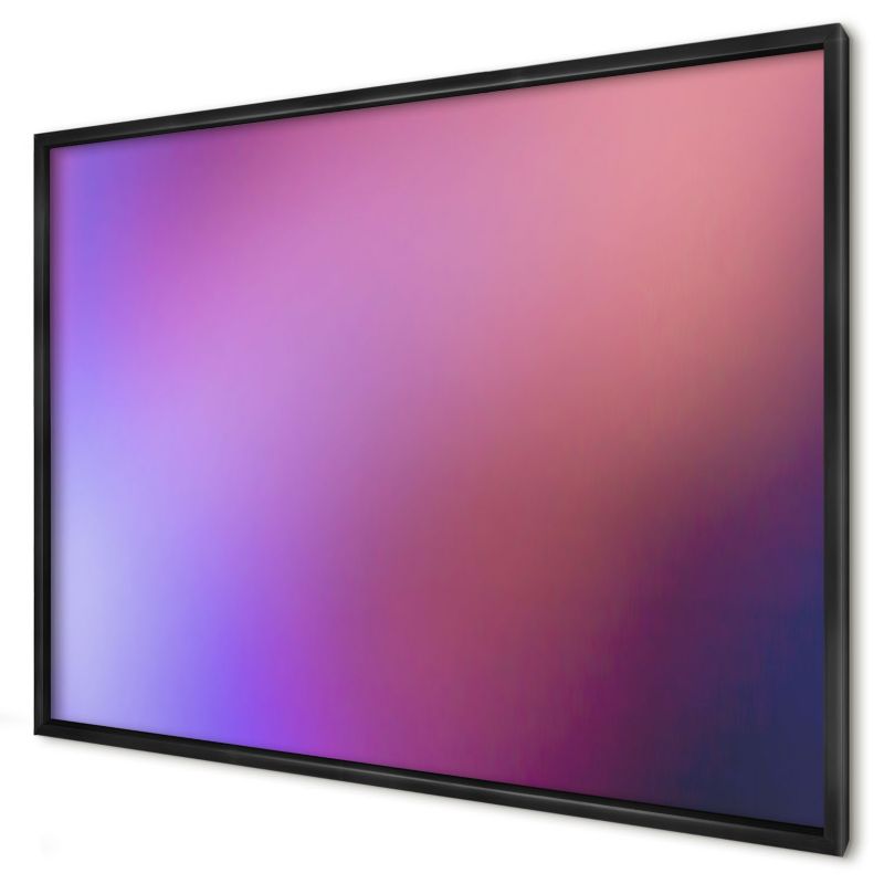 Ozdobna tablica na magnesy Wallfluent 100x70 Kolory harmonii w czarnej ramie 1szt
