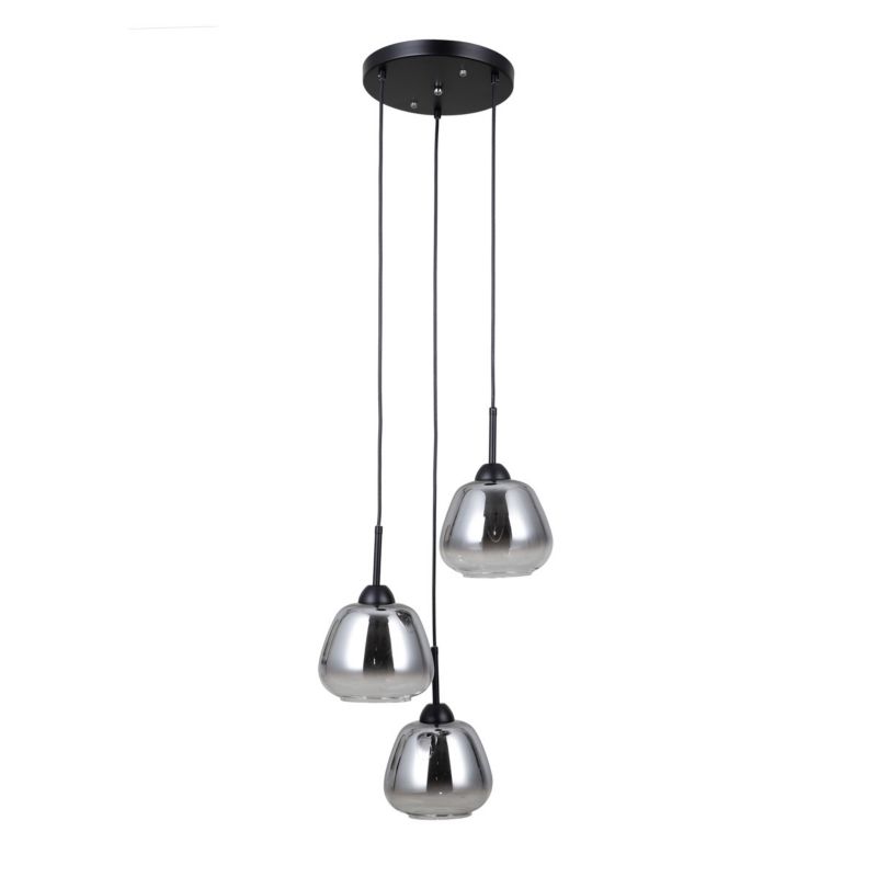 Lampa wisząca Italux FELIS czarna matowa 3xE27x40W wym:120x38x38cm IP20 -1 szt.