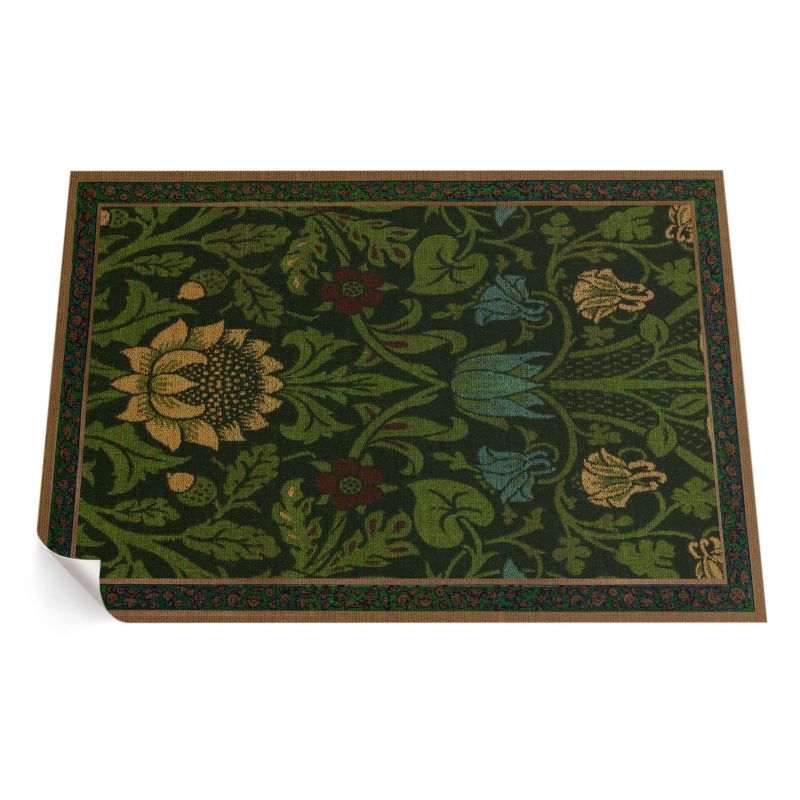 Dywan Winylowy Z Nadrukiem ArtPrintCave 140x210 cm Kwiatowe motywy William Morris 1 szt.