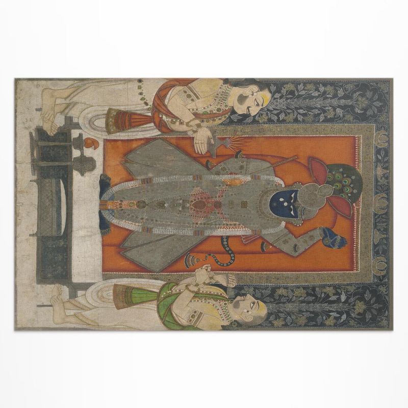 Balkonowy Dywan Winylowy UV Wallfluent 100x150 cm Kryszna Hinduizm 1 szt.