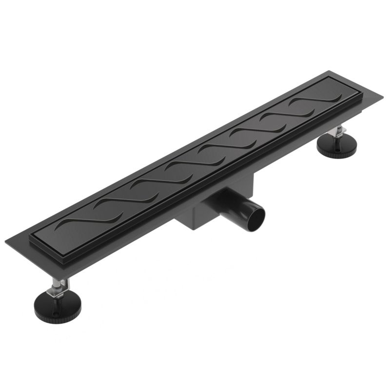 Odpływ liniowy SEVANTE z maskownicą WK094 100 cm czarny FLAT 1szt.