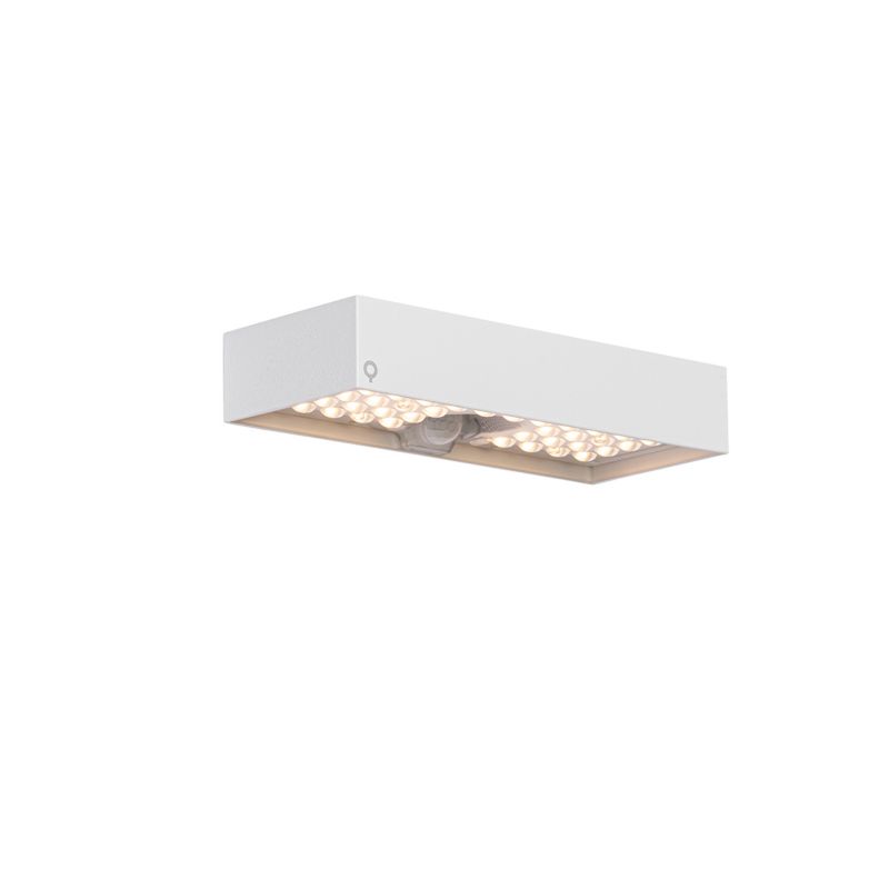Nowoczesny lampa solarna do ogród Qazqa Kayo 23 biały led zintegrowana 6W zestawie Integrated led ściemnialny IP65 1 szt.