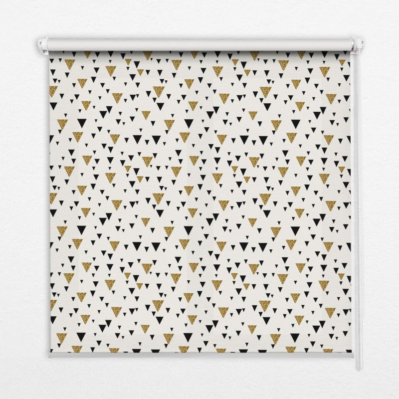 Roleta Okienna Tulup 60x140 cm Trójkąty Montaż do ściany/sufitu 1 szt.