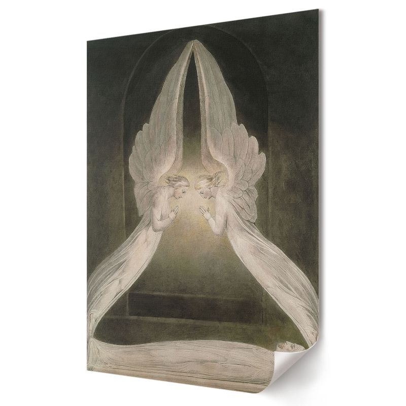 Plakat na ścianę Wallfluent Format A4 Chrystus w grobie Artysta William Blake 1 szt.