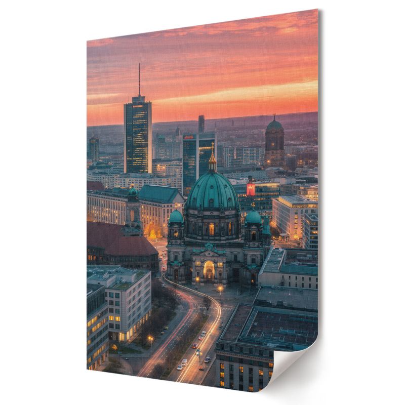 Plakat canvas Wallfluent Format A2 Miejska panorama Artysta Lother 1 szt.